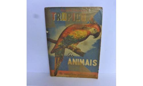 �lbum de figurinhas Tr�picos S�rie Animais 1954